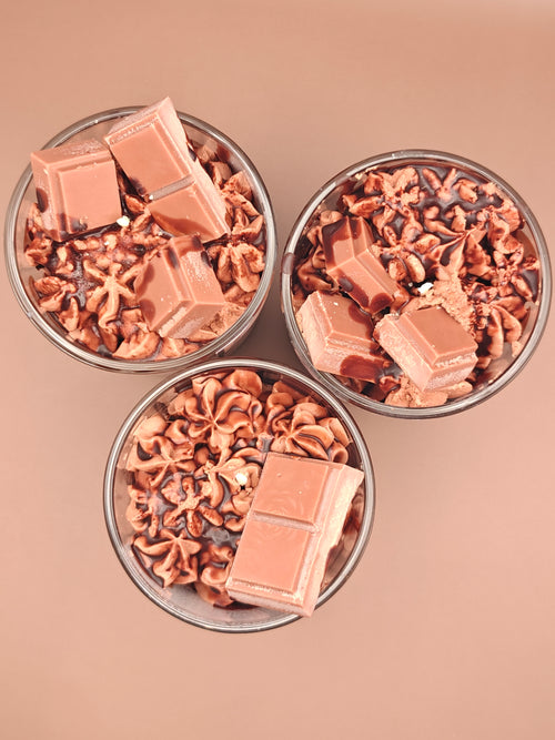 Chocolate Mousse Whipped Candle