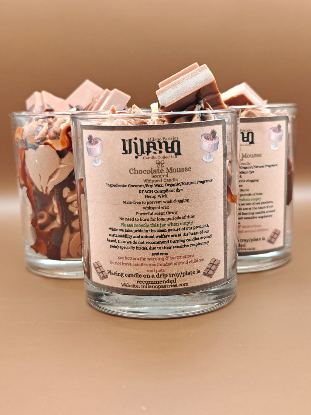 Chocolate Mousse Whipped Candle