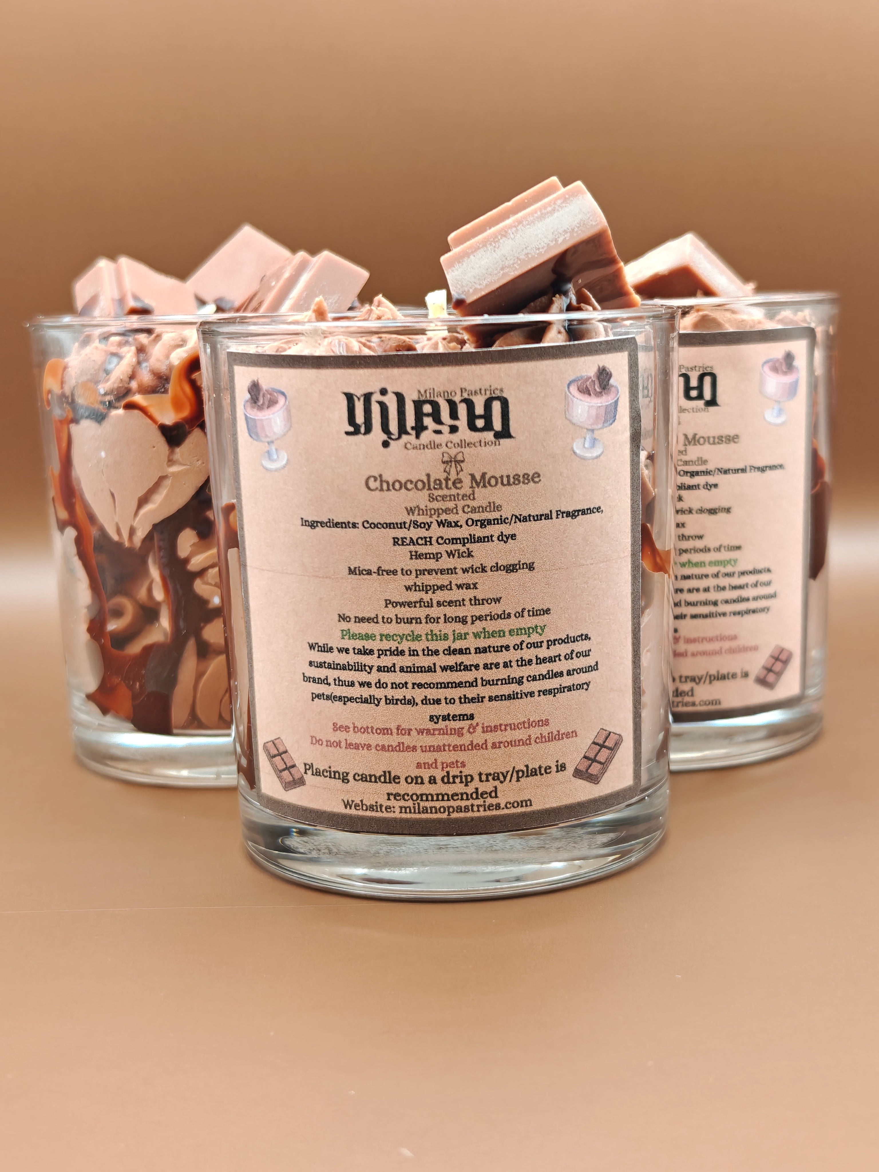 Chocolate Mousse Whipped Candle